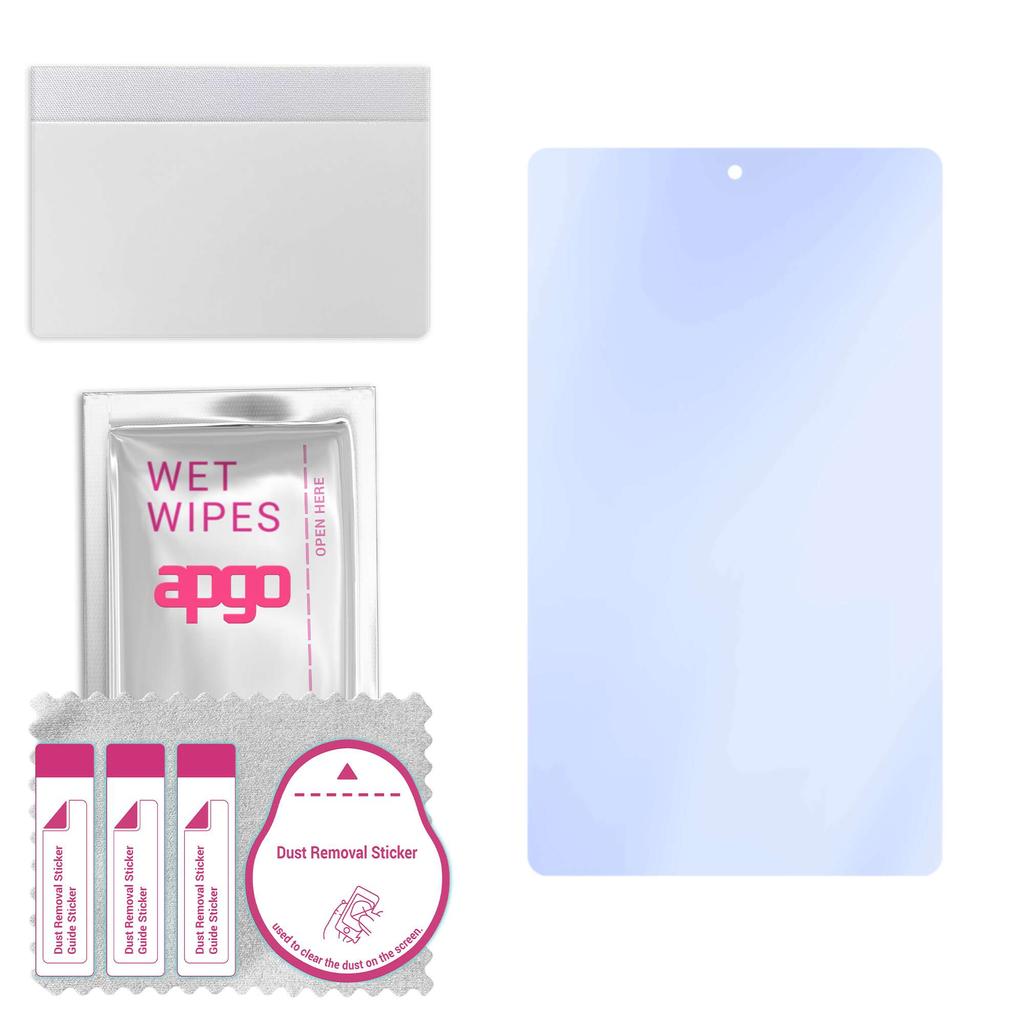 apgo Ultra-Clear 9H Hybrid Protective Glass Compatible with Huawei MediaPad M6 Turbo 8.4, Flexible Nano Glass, Great Replacement for Tempered Glass, S