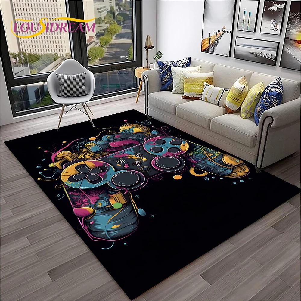 Game Boy GamePad consola de juegos Retro alfombra para el hogar sala de estar dormitorio sofá felpudo decoración, alfombra para área de niños alfombra antideslizante