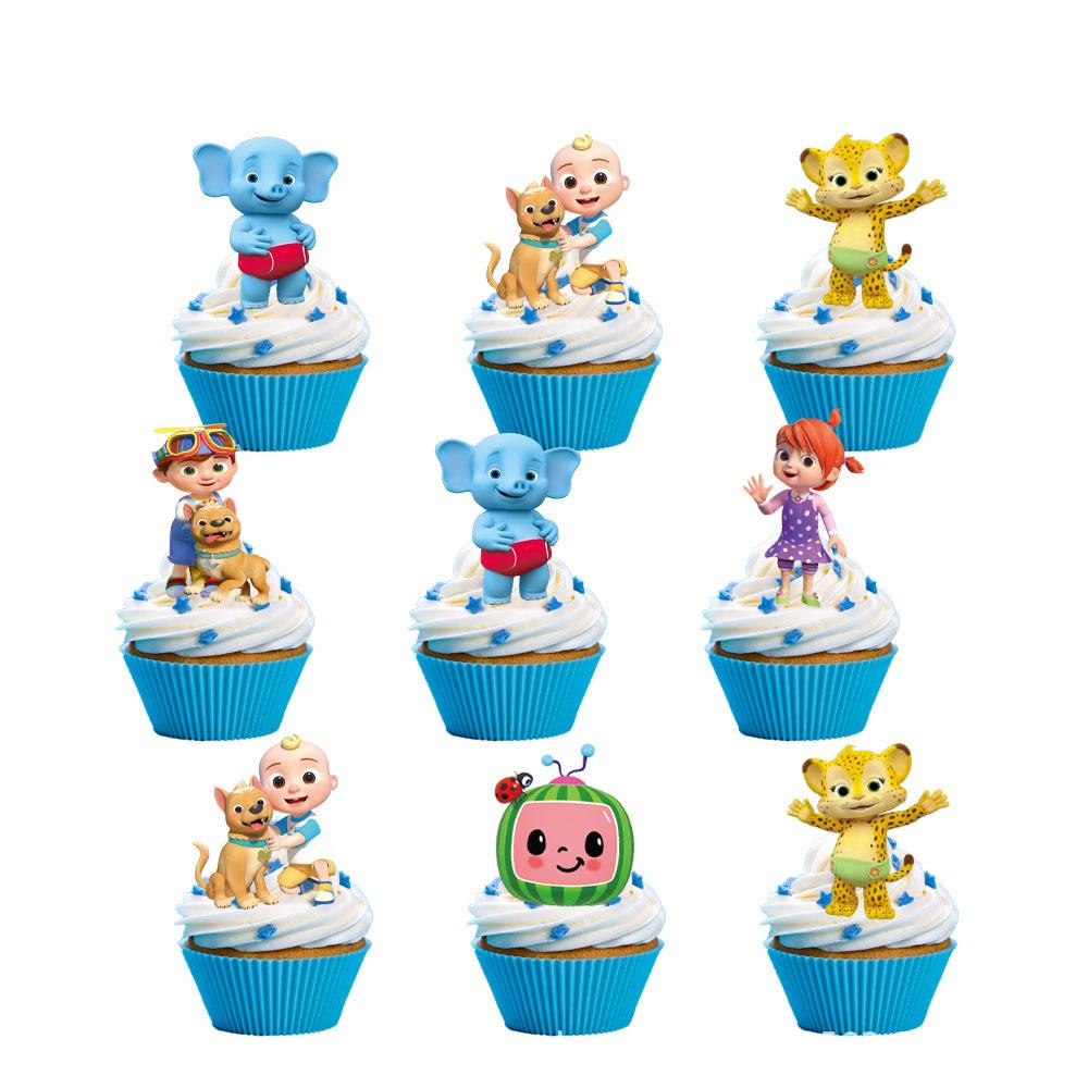 Cocomelon Party Decoration Tableware Set Birthday Party Supplies Favors Gifts Tablecloth Napkins Plates Cups Gift Bags