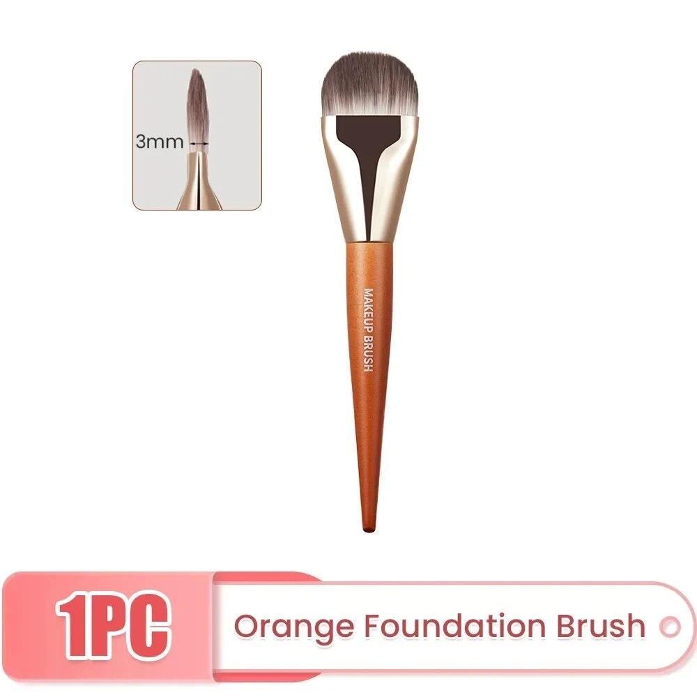 Ultra Thin Foundation Brush Lightweight Thin Face Contour Brush Blending Foundation Cream Makeup Brushes