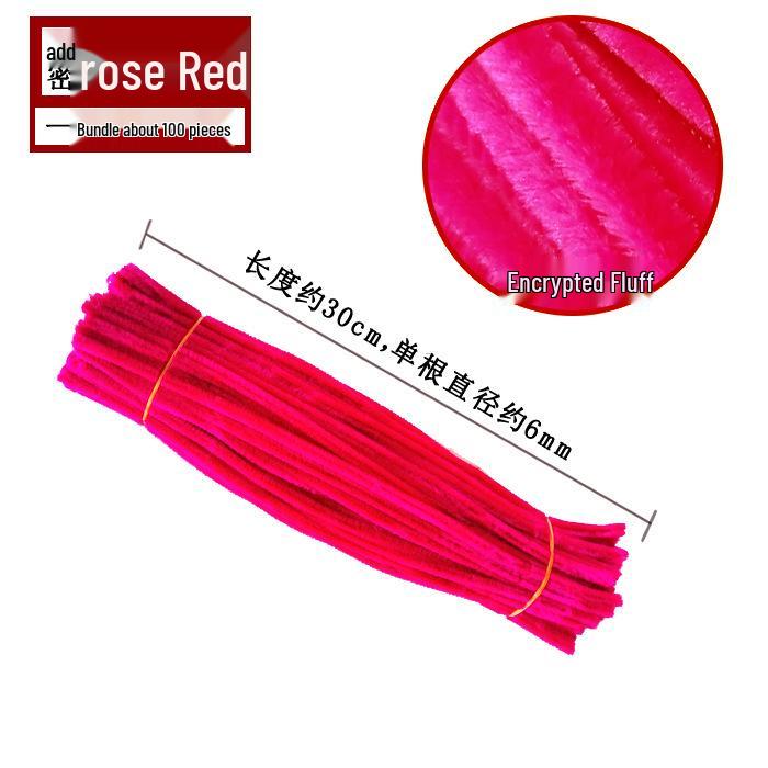 Super Dense Velvet Chenille Stems Sunflower Bouquet DIY Kit with Eco-Friendly Pipe Cleaners