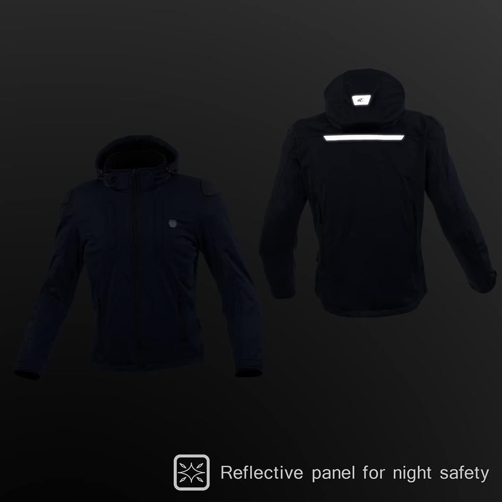 KOMINE High Protection Soft Shell System Parka for Motorcycles Navy 3XL JK-623