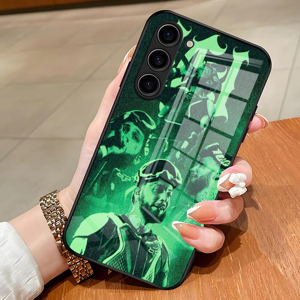 

Rapper J-JC Cool Reyes Hot Phone Case For Samsung S26 S25 Edge Ultra S23 S22 S21 S20 Ultra Plus S24 Fe A54 A53 A25 Glass Cover Samsung S24