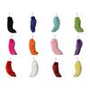 Cosplay Faux Hair Foxes Tail Charm Fashionable Keychain with Foxes Tail Pendant Keyrings Accessory for Car and Bag
