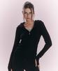 Pleasenofollow Devon Ribbed Hoodie (Black)