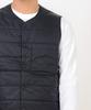 T-Shirt.ST Padded Inner Vest, Solid Color, Side Pockets, Black, Men's and Women's, Size 3L