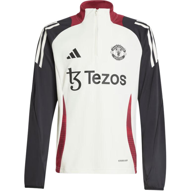 Adidas Manchester UnitedTiro 24 T Shirt Ecru/Black JE3739 152