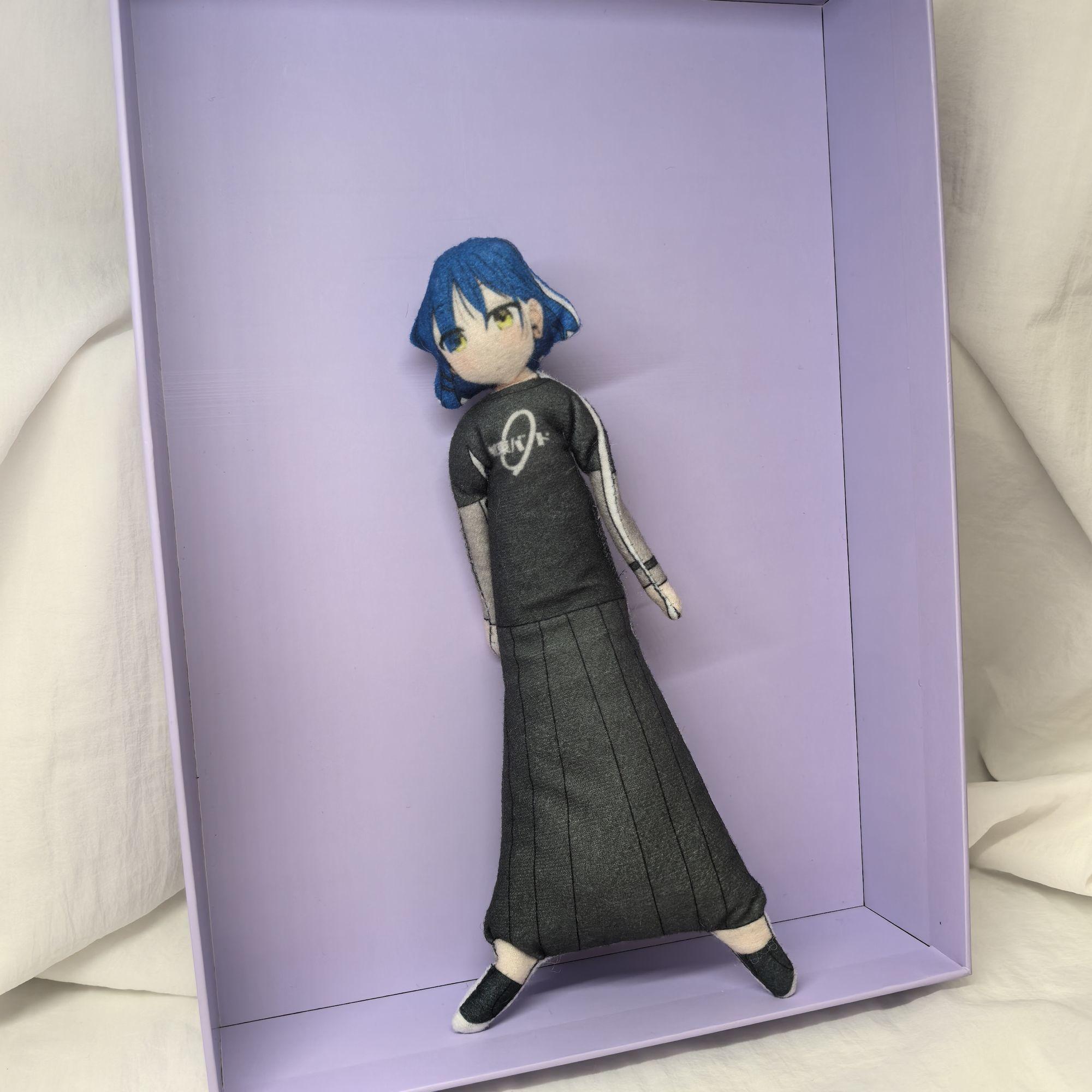 Anime Bocchi The Rock! Hitori Gotoh Knuffelpop Handgemaakt Draadframe Abstract Buigbare Figuur Kamerdecoratie 26cm
