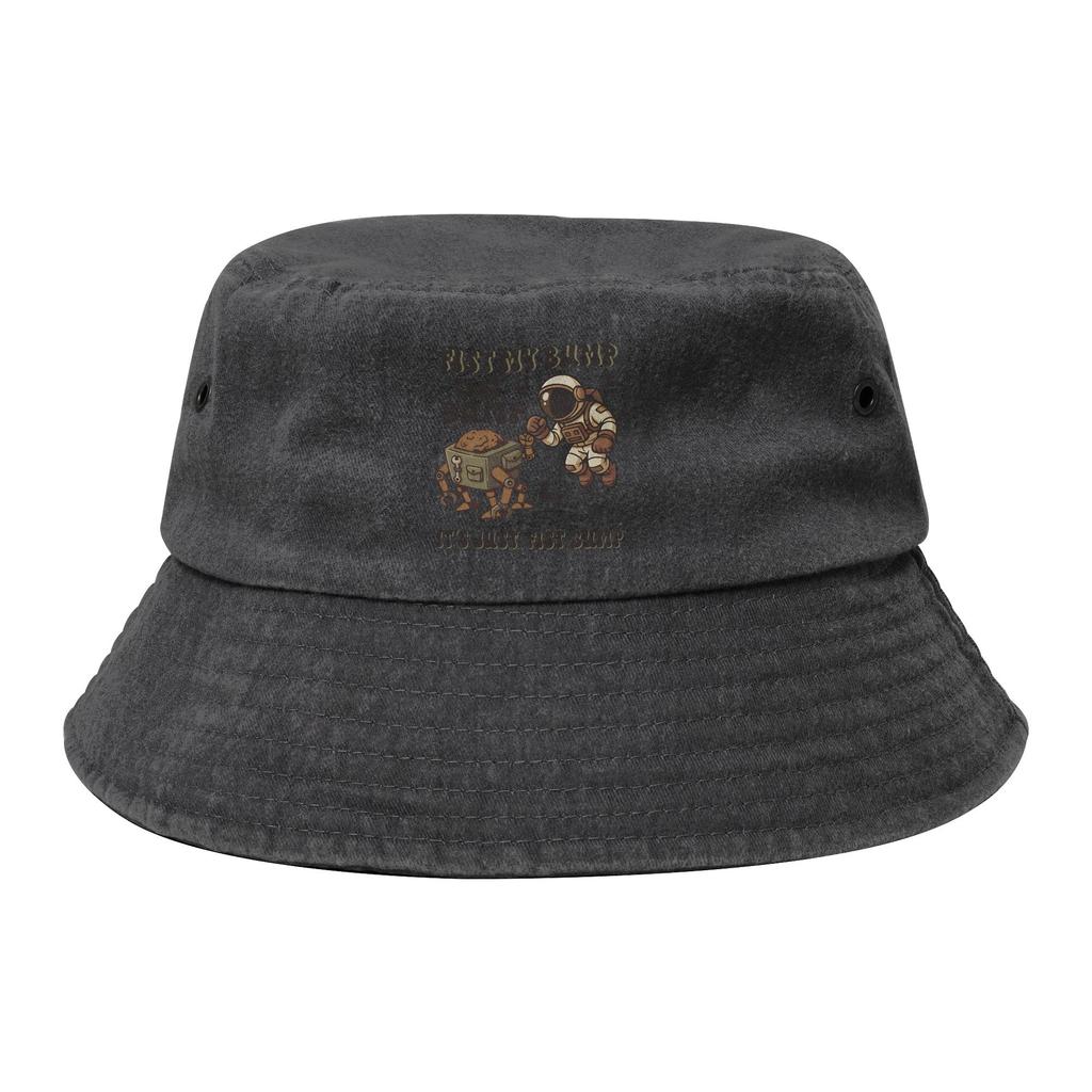 Unisex Distressed Denim Washed Bucket Hat Funny Rocky Project Hail Mary Meme Retro Summer Headwear Fishing Cap Panama Hat Gift