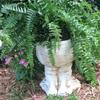 Funny Resin Sculpture In Flower Pot with Funny Expression Garden Supplies