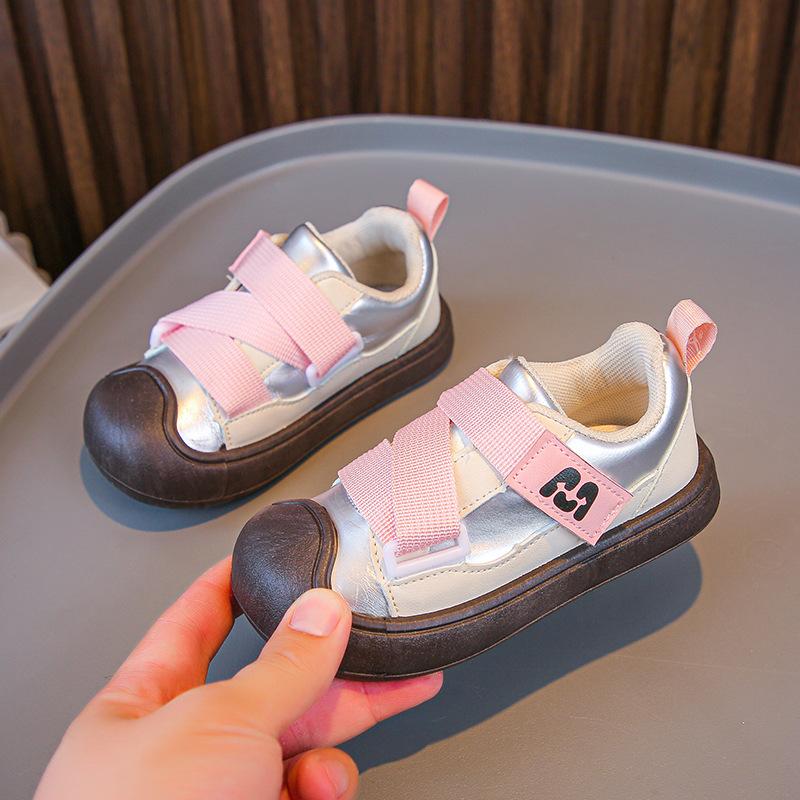 Korean Version of Children's Sports Shoes Spring and Autumn New Versatile Boys' Casual Shoes Girls' Single Shoes Soft-soled Baby Toddler Shoes