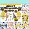 Bright And Beautiful 2022 Happy New Year Party Decorations With Gold Balloons