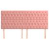 Maison Exclusive - Tête de lit Rose 180x7x118/128 cm Velours