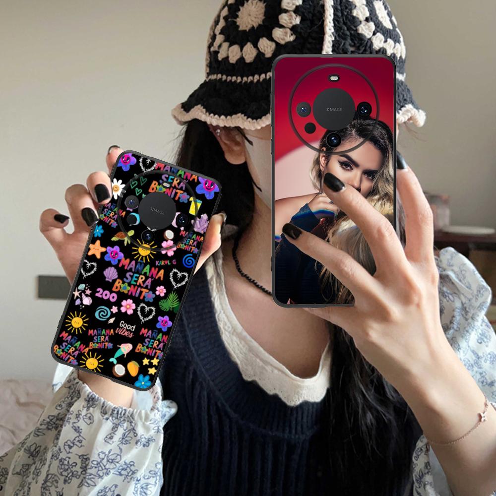 Karol G Latino Mobile Cell Phone Case for Huawei Mate 60 50 40 30 20 10 Pro Plus Lite E 5G Colorful Printing Cover Pretty Luxury
