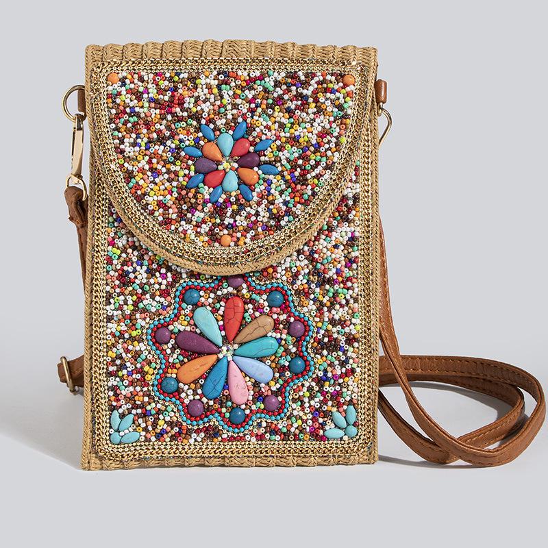 Boho Woven Crossbody Bag