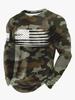 Kraftvoller Löwe 3D-gedrucktes trendiges und modisches langärmeliges Herren-T-Shirt urbaner Street-Style trendiges und modisches Herren-Oberteil lässig