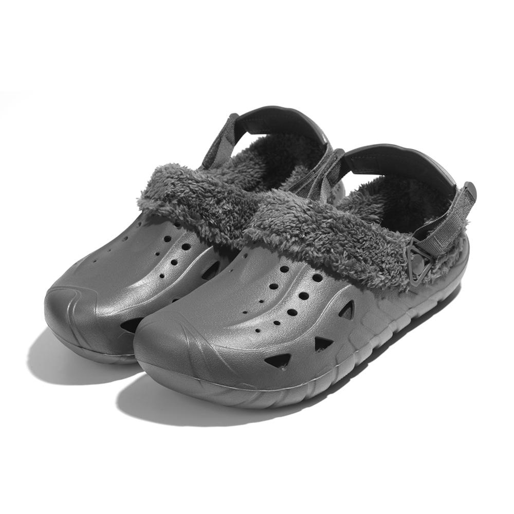[J.DAUL] Clog Cold Warm Fur Slippers Recovery Sandals Ranoke W 230 GRAY_JD50, 7000031995, Popular Korean Shoes