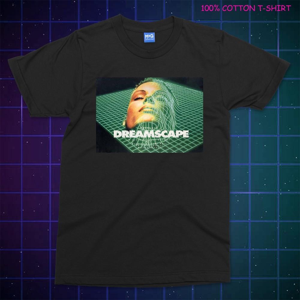 Retro Dreamscape T-shirt 90s 80s Fantazia Rave Techno Synthwave Old School Tee