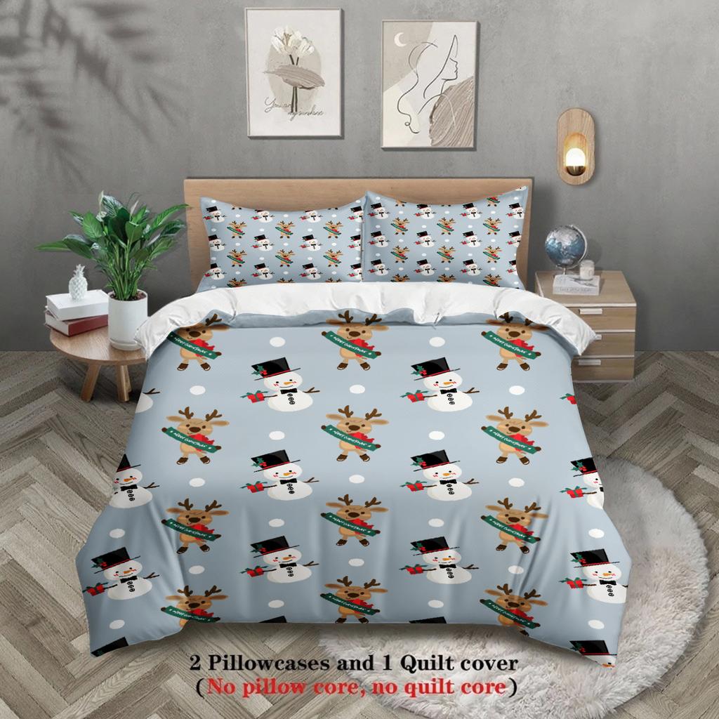 2026 Christmas Bedding Set Christmas Tree Duvet Cover Set Single Twin Queen King Size No Filling Christmas Gift For Home Decor