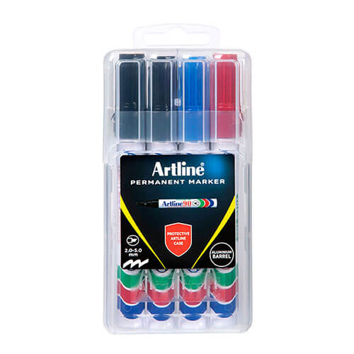 Artline Permanentmarker 5mm Keilspitze (Verschiedene 4/Karton)
