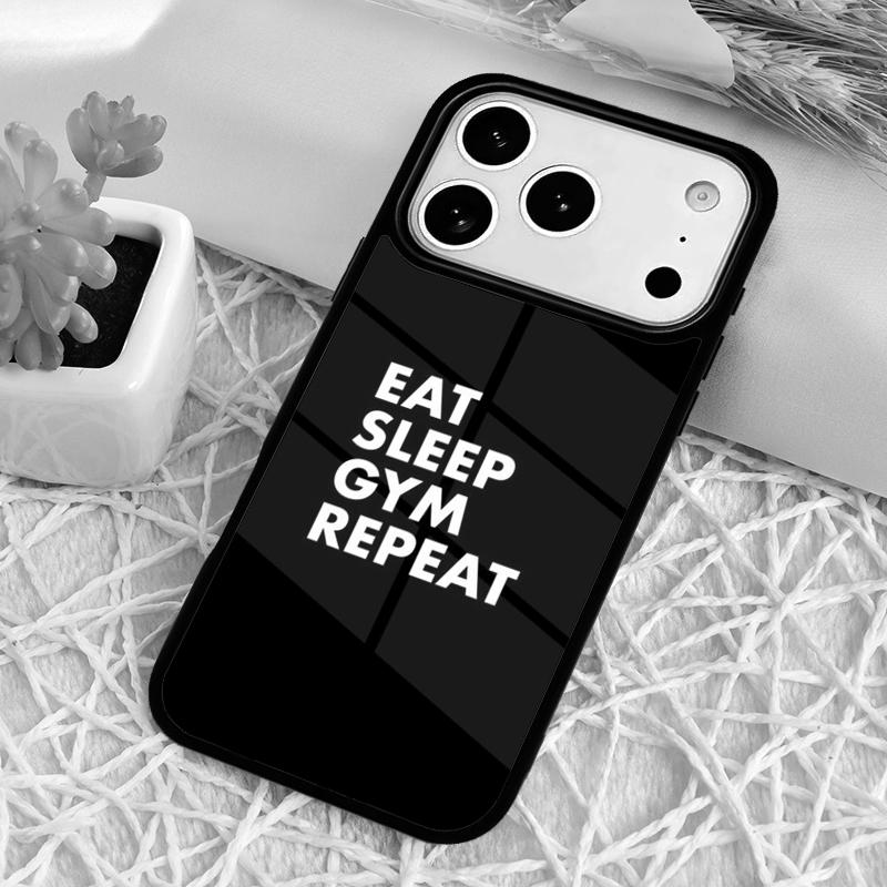Motivational Gym Fitness Shockproof Phone Case for iPhone 17 Air 16e 15 11 12 14 13 Pro Max Cover Coque