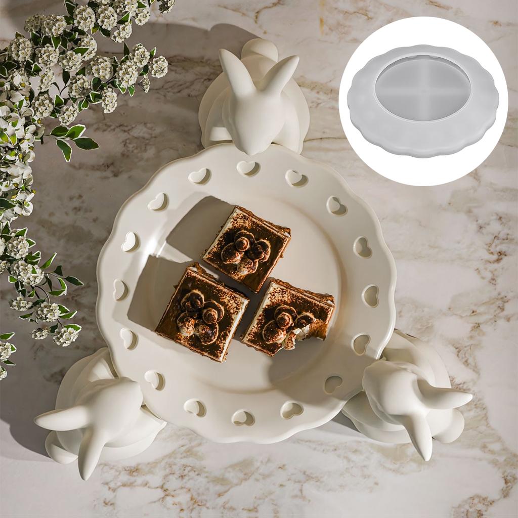 1pc Easter Rabbit Shaped Candle Silicone Mold DIY Candle Making Mold for Aromatherapy Drip Glue And Gypsum Crafts
