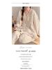 Plus Size Maternity Kimono Pajamas - Autumn/Winter Cotton for Postpartum & Breastfeeding