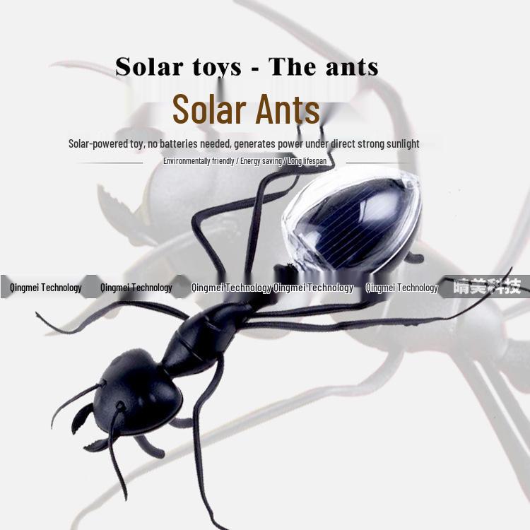 Solar-Powered Insect Simulation Toys: Bee, Spider, Crab, Beetle