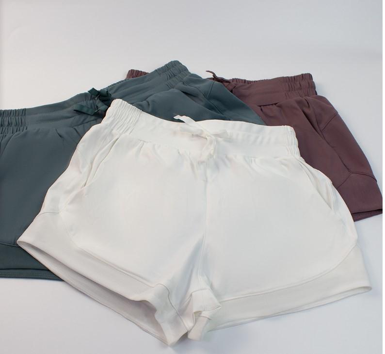 

Женские шорты для йоги с высокой эластичностью, приподнимающие ягодицы – быстросохнущие, сетчатые, средней длины XXL