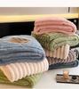G5Z Heavyweight Rabbit Fur Plush Blanket - Velvet Flannel Baby & Sofa Throw for Winter