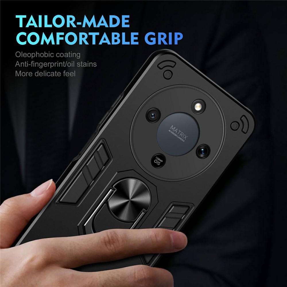 Case for Magic8 Lite 5G, X9d 5G, X70 5G - TPU+PC, Black, With Stand