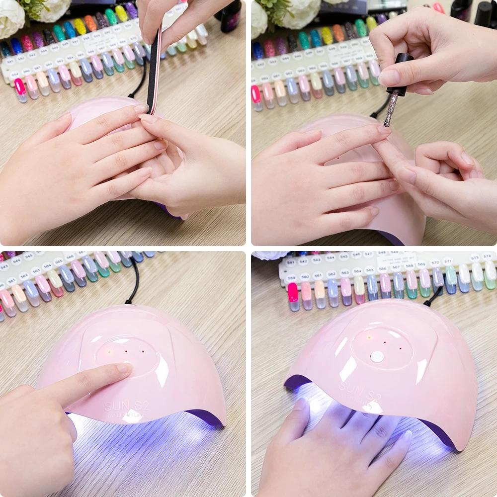 36W UV LED Lamp Nail Dryer Nail Lamp LEDs Lamp for Curing All Gels with Sensor USB Charge Manicure Nail Art Tools