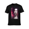 Sexy Brünette Vampir Verführerin Kunstwerk T-Shirt Einfaches Lässiges Kurzarm Baumwoll-T-Shirt
