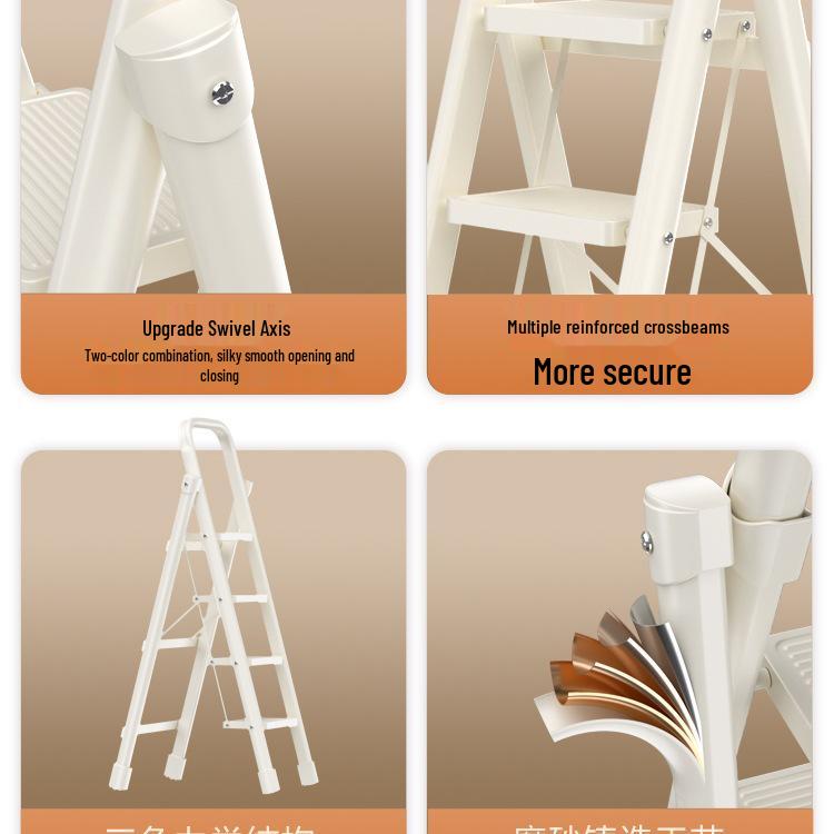 Multifunctional Telescopic Folding A-Frame Ladder – Portable, Lightweight & Indoor Use
