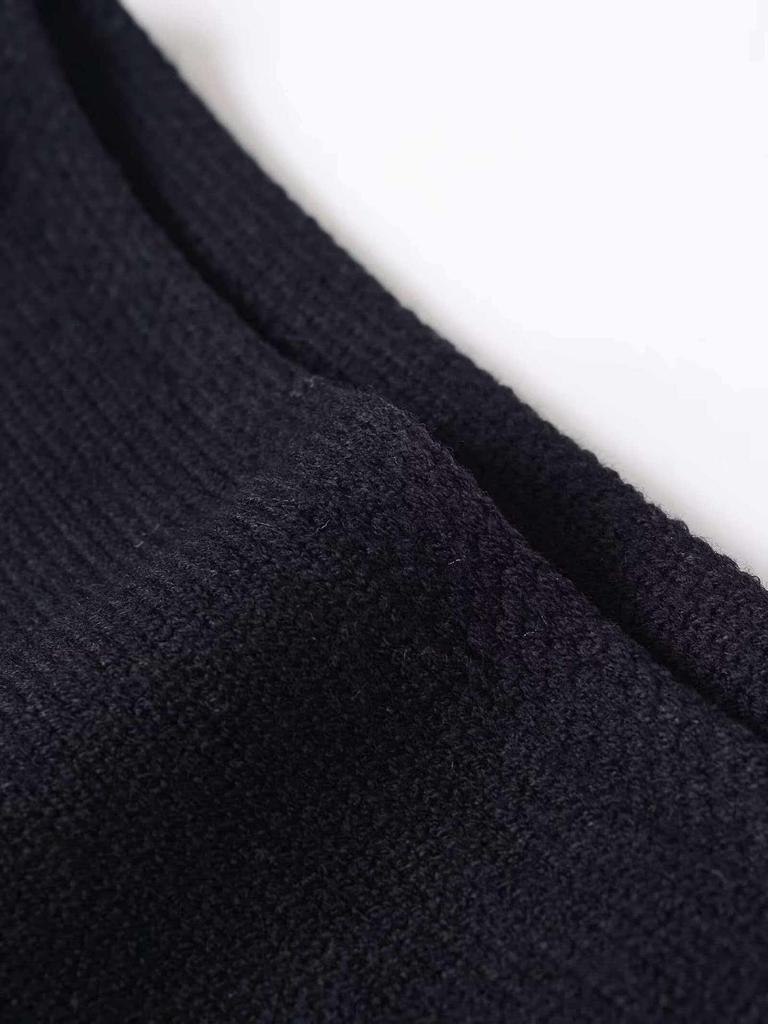 Spring Fashion Women's Solid Color Knit Pullover - European Style