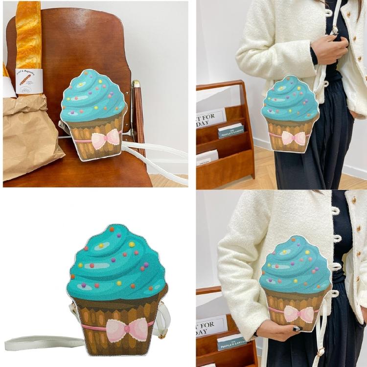 PU Leather Purse Cupcake Box Cupcake Crossbody Bag for Women Girl