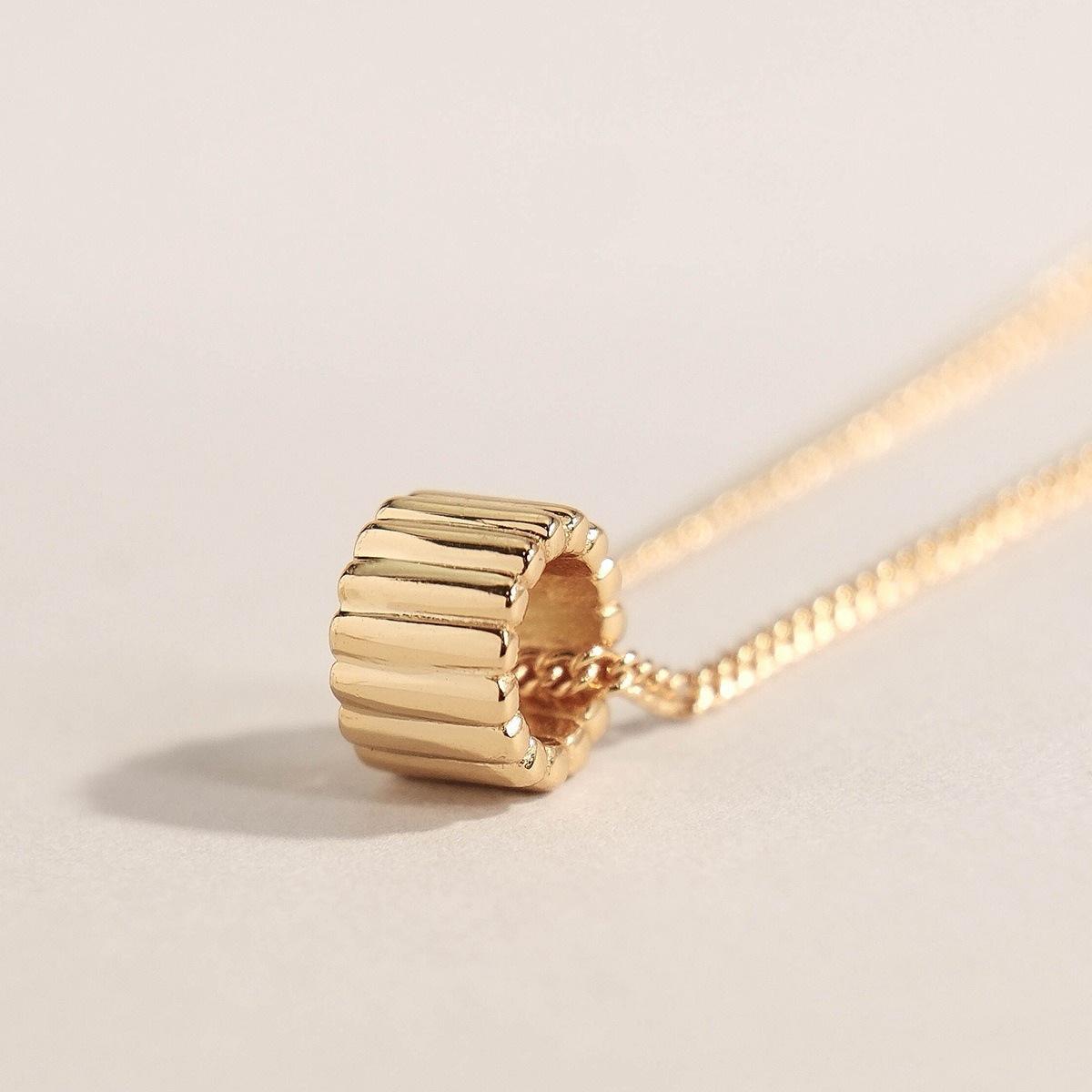 18K Gold-Plated S925 Sterling Silver Ruyi Lock Clavicle Chain for Women S925 Silver