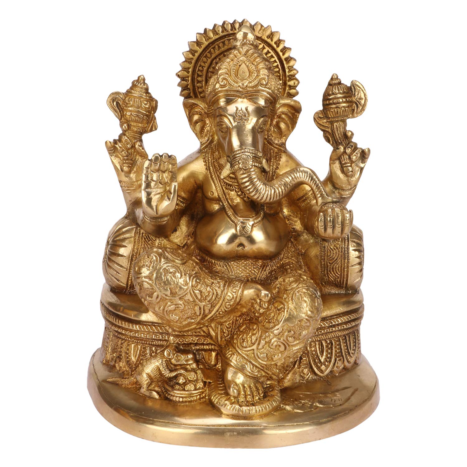 Lord Ganesha Idol For Home Decoration Ganpati Statue, Gajanan Murti - 7.5 Inch