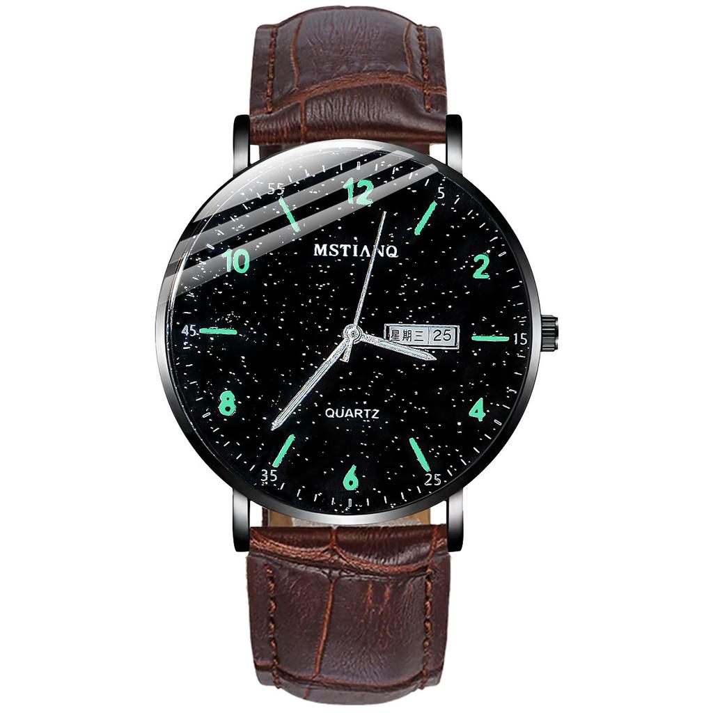 Teen High School Student Exam Watch Style Men'S Quartz Simple Casual Watch