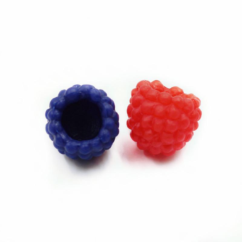 10Pc Simulation Fruit Block PVC Fake Strawberry Hami Melon Granules Artificial Food Model Crafts Photo Props DIY Cake Decoration