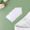 200 Pcs(100Pairs) Autocollants de Style de Col de Chemise Support de Col Bâtonnets de Col Façonneur de Col Fixe pour T-Shirt Patchs Adhésifs Invisibles Fixation Transparent