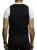 Real Lambskin Leather Men Waistcoat Jacket Vest Coat Black Suede Stylish Western