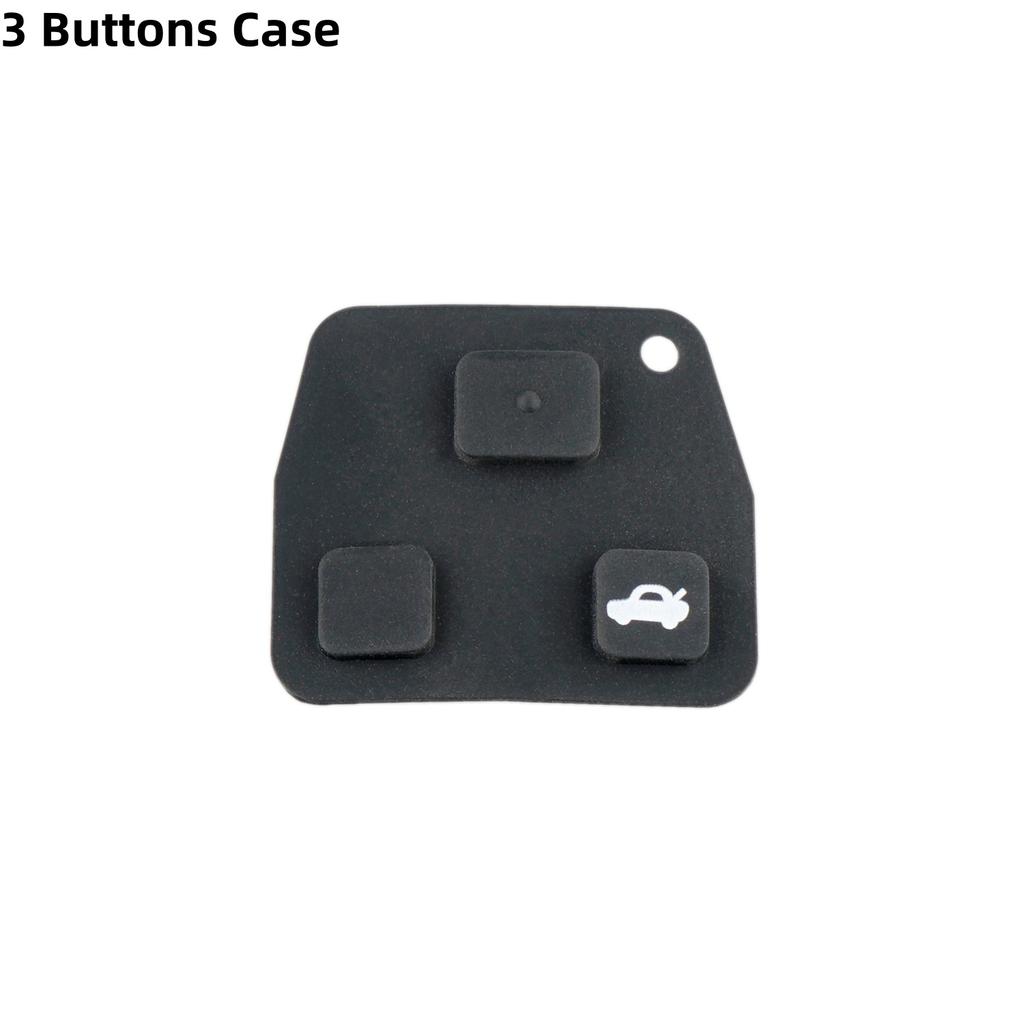 2 Buttons Toy43 Blade Car Remote Key Shell Fit For Toyota With Rubber Button Pad, Serviceable Car Key Housing