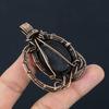 Abalone Shell 999 Copper Wire Wrapped Pendant, Handmade Gemstone Pendant Jewelry, Gifts For Wife Brand New Pendant