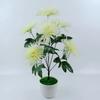 7 Heads /1pcs 55cm golden chrysanthemum branch plastic Artificial flowers flores DIY wedding home decoration plant