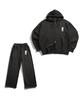 Harrison Comfort Midweight Sweat Zip-Up Hoodie Setup Har1061 Calm Black