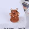 Luminous Three-Dimensional Resin Clog Buttons & Hair Clip Decorations with Cream Glue