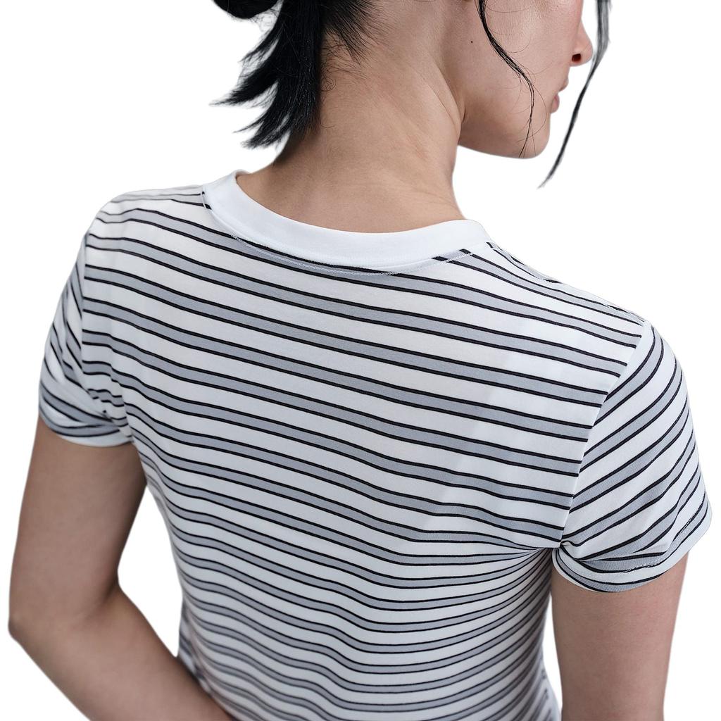 Nike Sportswear Regular T Shirt Women's Black White HF9525-100