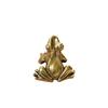 Mini Grenouille en Laiton Massif Ornement de Bureau Porte-clés Décoratif Figurine Animale Décoration de Maison