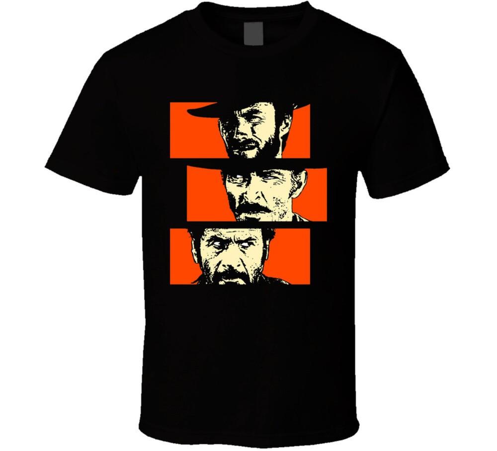 

The Good The Bad And The Ugly Silhouette Western Movie Fan T Shirt M